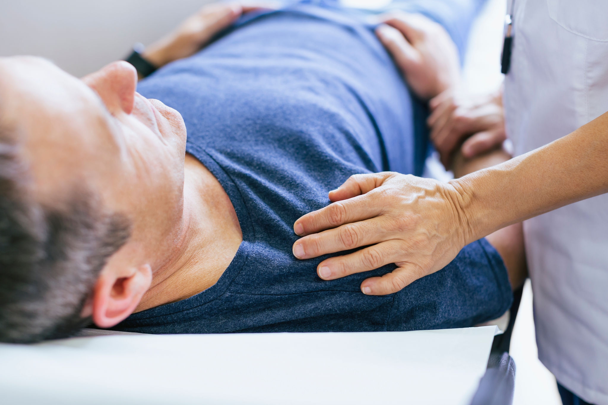 Patient with clinician