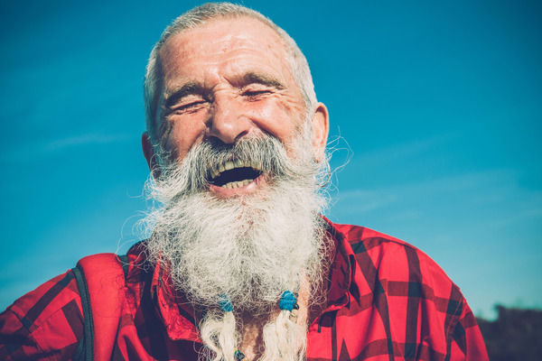 Man with Movember beard